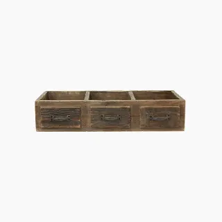 FAUX DRAWERS 3 PART WOODEN