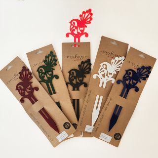PLANT STAKE KORU FANTAIL FLURO PINK