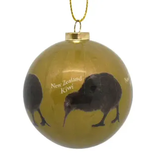 BAUBLE KIWI GOLD