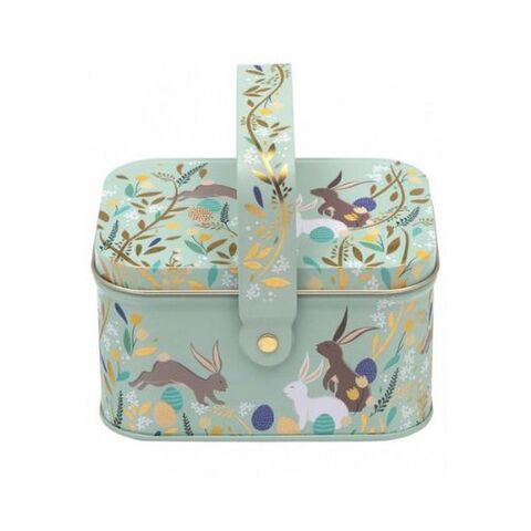 TIN SMALL RABBIT w/ HANDLE