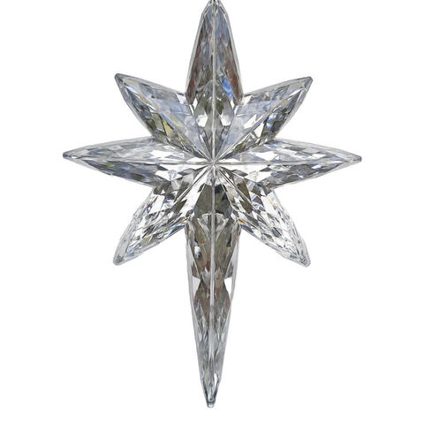 BETHLEHEM STAR CLEAR SILVER
