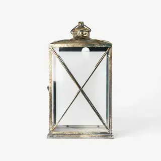 CALYPSO LANTERN AGED GOLD LARGE