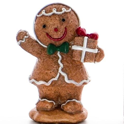 GINGERBREAD BOY GIRL 2 assorted