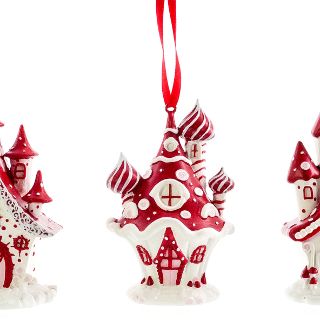 CANDY CANE COTTAGE assorted
