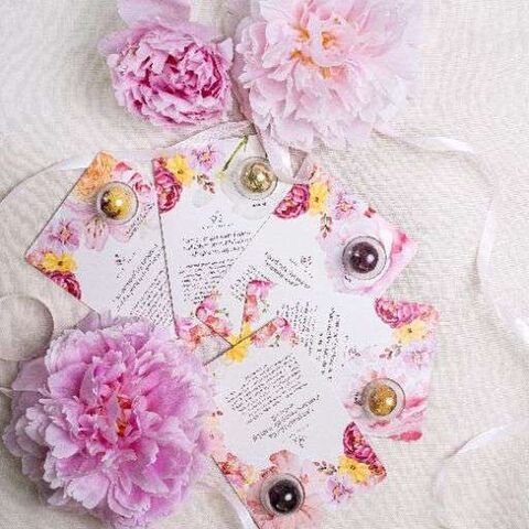 BLOOMING TEA AFFIRMATION CARD
