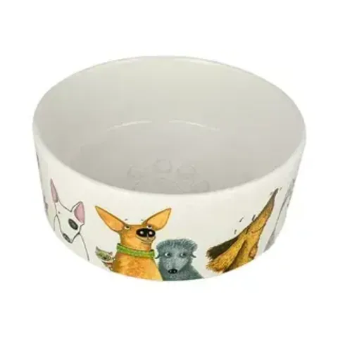 DOG BOWL LARGE WAGS TO WHISKERS