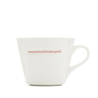 MUG - OVERWORKED UNDERPAID