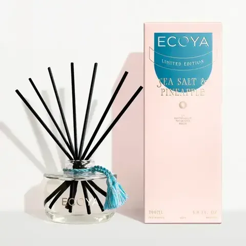 ECOYA REED DIFFUSER SEA SALT & PINEAPPLE