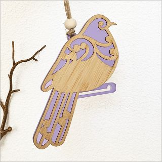 KORU KERERU PURPLE SATIN ACRYLIC