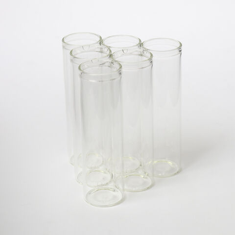 GLASS TEST TUBE VASE 6 PC TRIANGLE