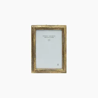 PHOTO FRAME 6x4 HAMMERED GLD