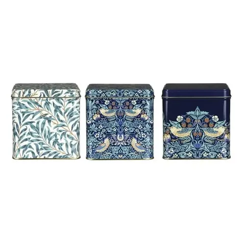 SET OF 3 SQ TINS STRAWBERRY THIEF