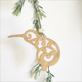 KORU KIWI WHITE nz rimu bamboo
