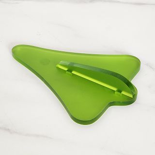 JET PLANE for wall LIME GREEN