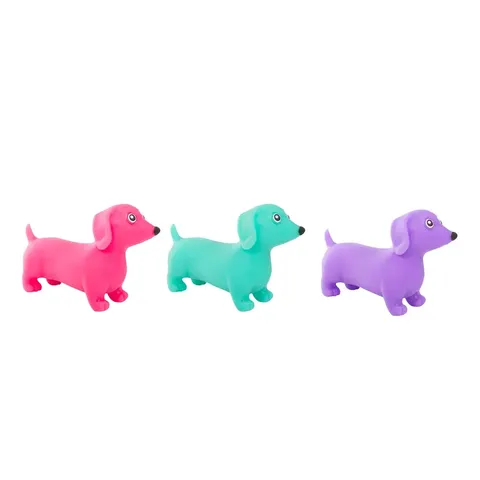 STRETCHY SAUSAGE DOG NEON