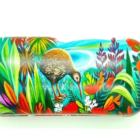 SUNGLASS CASE KIWI FLAX