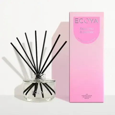 ECOYA SWEET PEA & JASMINE REED DIFFUSER