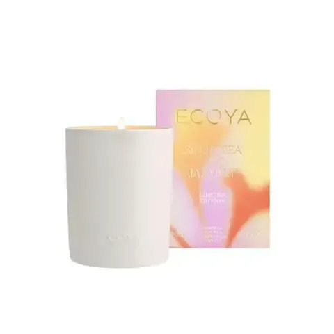 ECOYA SWEET PEA & JASMINE CERAMIC CANDLE