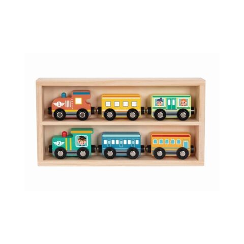 WOODEN TRAIN SET/6