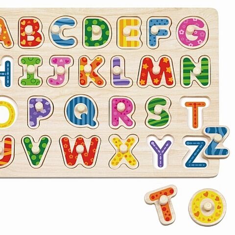 WOODEN ALPHABET PUZZLE