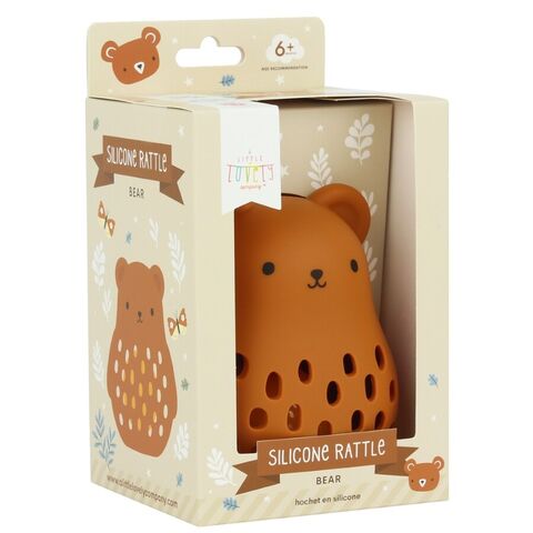 SLILCONE RATTLE BEAR