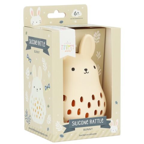 SILICONE RATTLE BUNNY