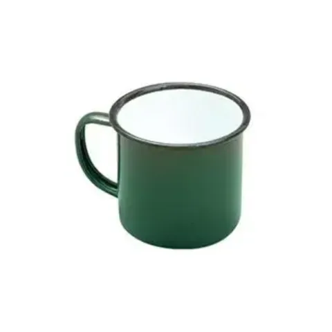 ENAMEL MUG FALCON GREEN 500MLS