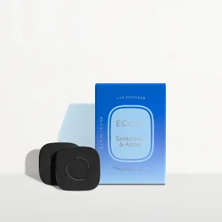 ECOYA CAR DIFFUSER POD - SANDALWOOD & AMBER