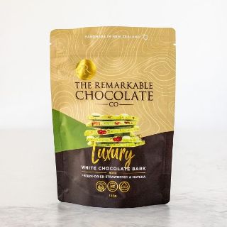 CHOCOLATE BARK STRAWBERRY MATCHA 125G