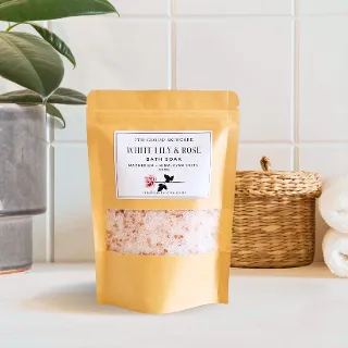 BATH SALTS WHITE LILY & ROSE