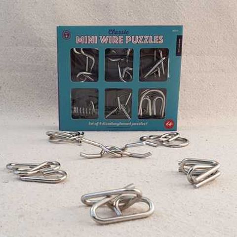 MINI WIRE PUZZLES SET/6