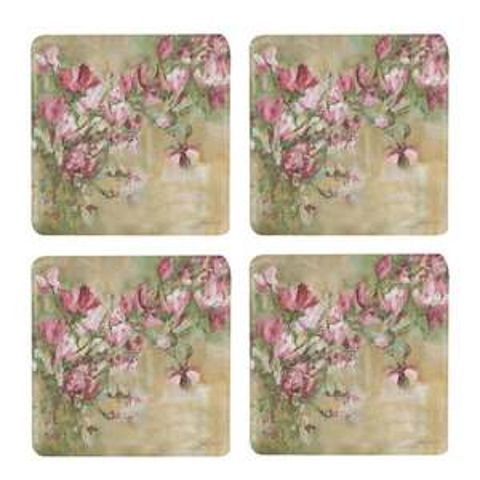 COASTERS SET/4 MAGNOLIA LIMONE