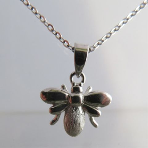 SILVER BEE PENDANT