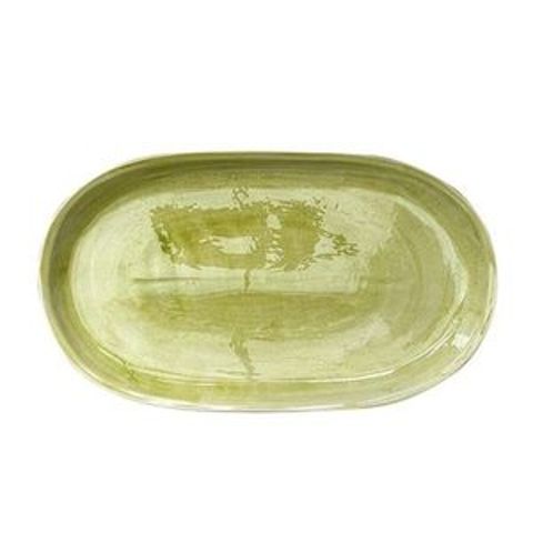 Vert Textured Oval Platter 45cmLx27cmWx4cmH