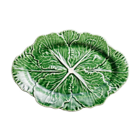 CABBAGE OVAL PLATTER 37.5