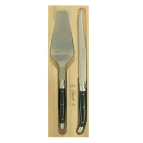 CAKE SLICE SERVER SET BLACK