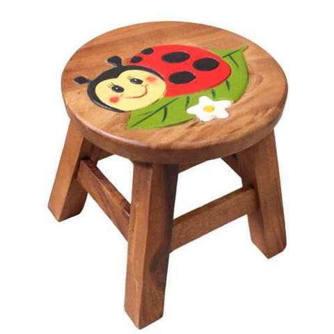 KIDS STOOL LADYBUG