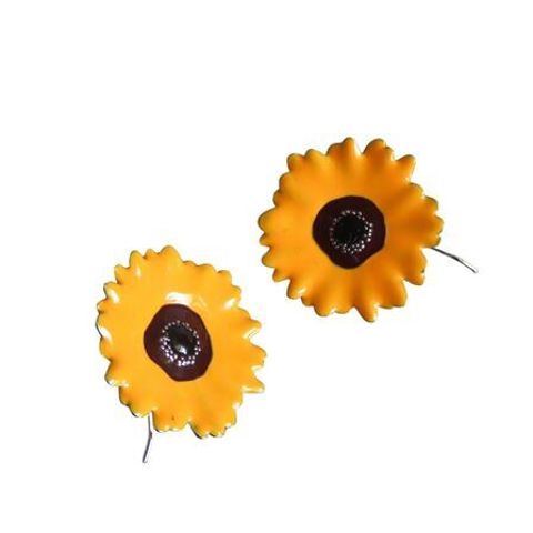 DROP EARRINGS SUNFLOWER