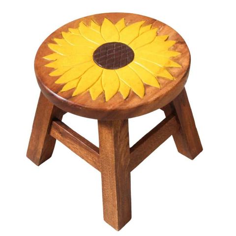 KIDS STOOL SUNFLOWER